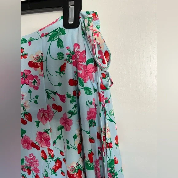 Jupe Longue à Taille Nouée Imprimée Florale Ann Taylor - Taille 00 - Neuve Avec étiquette